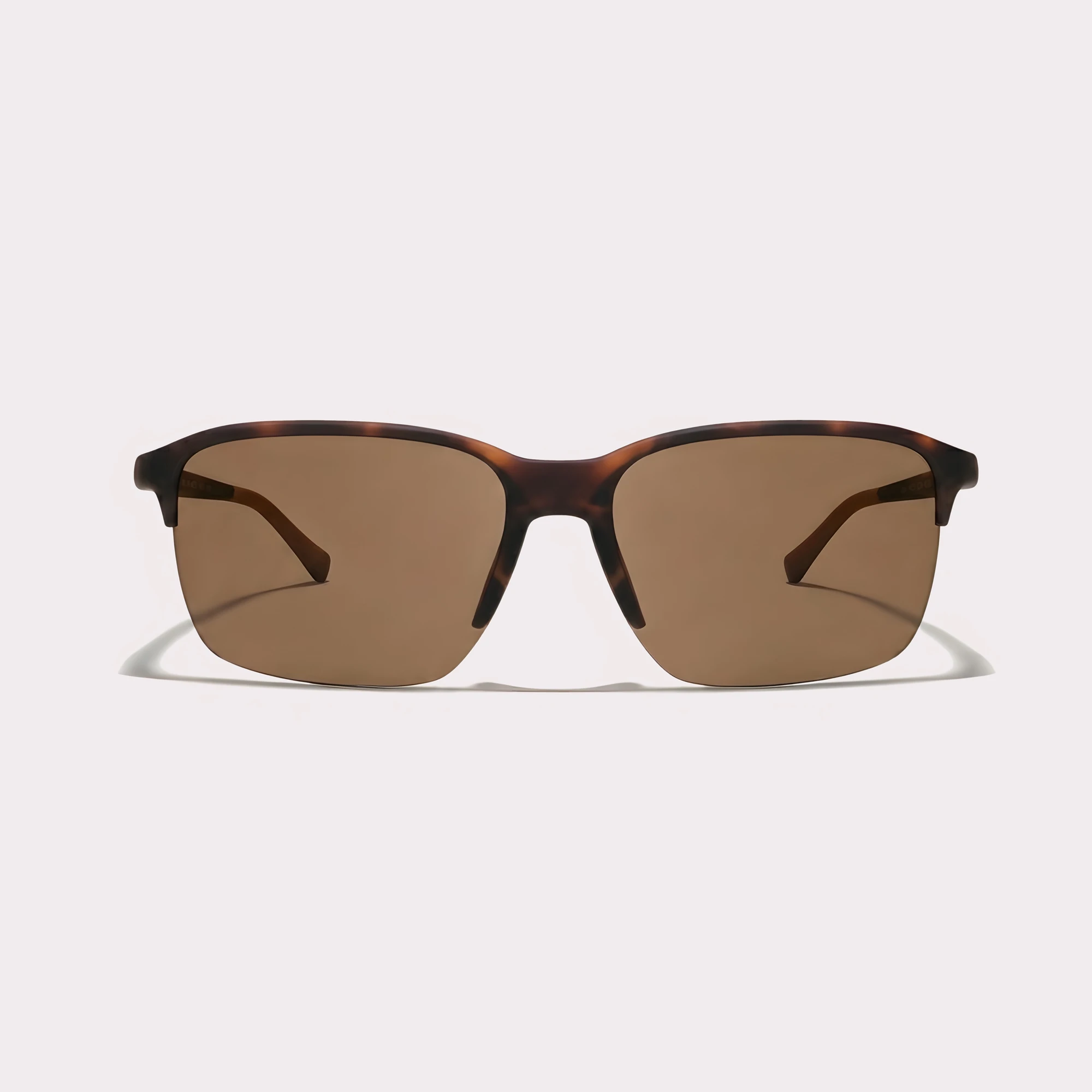 Une paire de Peak Tortoise Lunettes de soleil vue de face