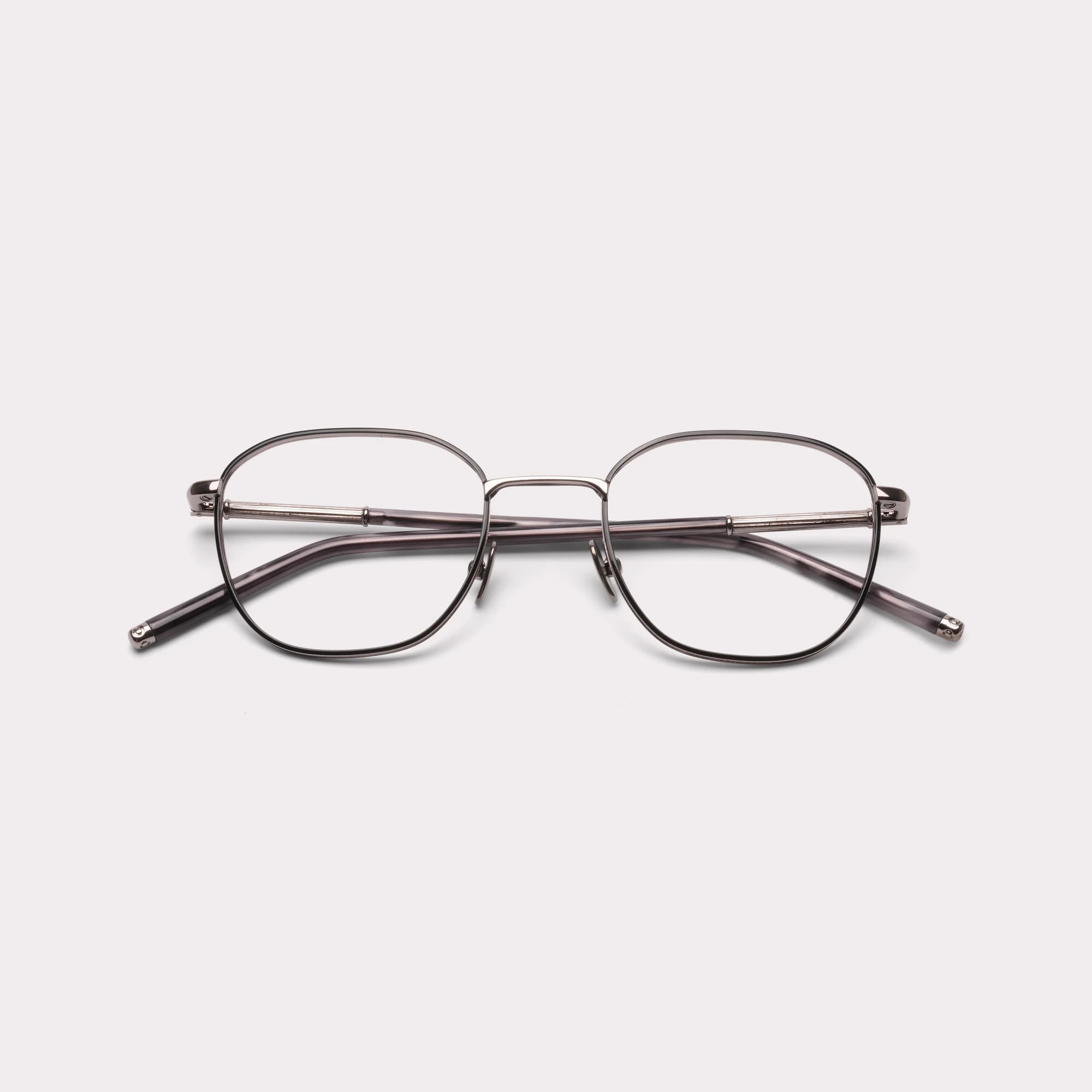 A pair of Josh Silver Prescription glasses folded