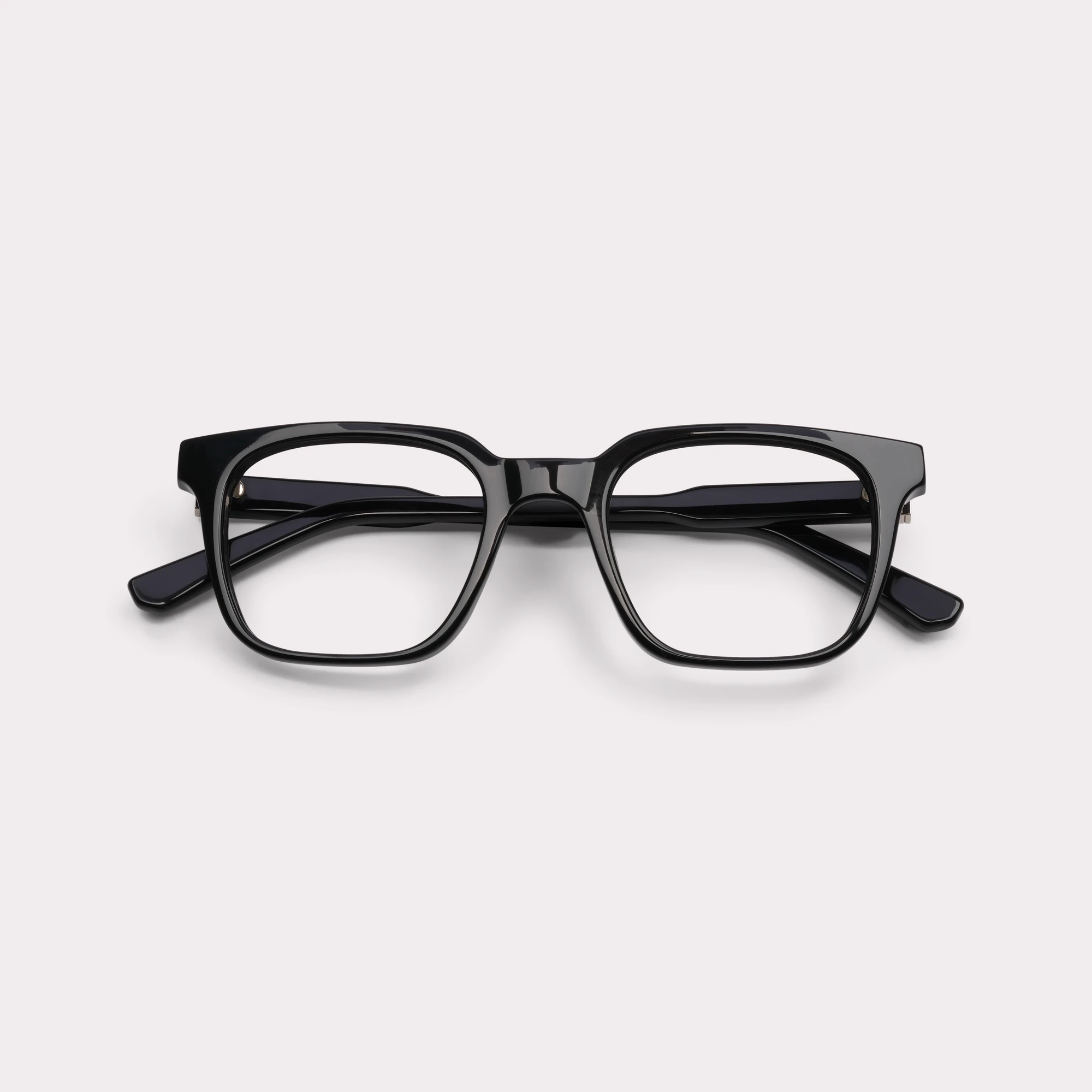 A pair of Venn Black Reading glasses folded