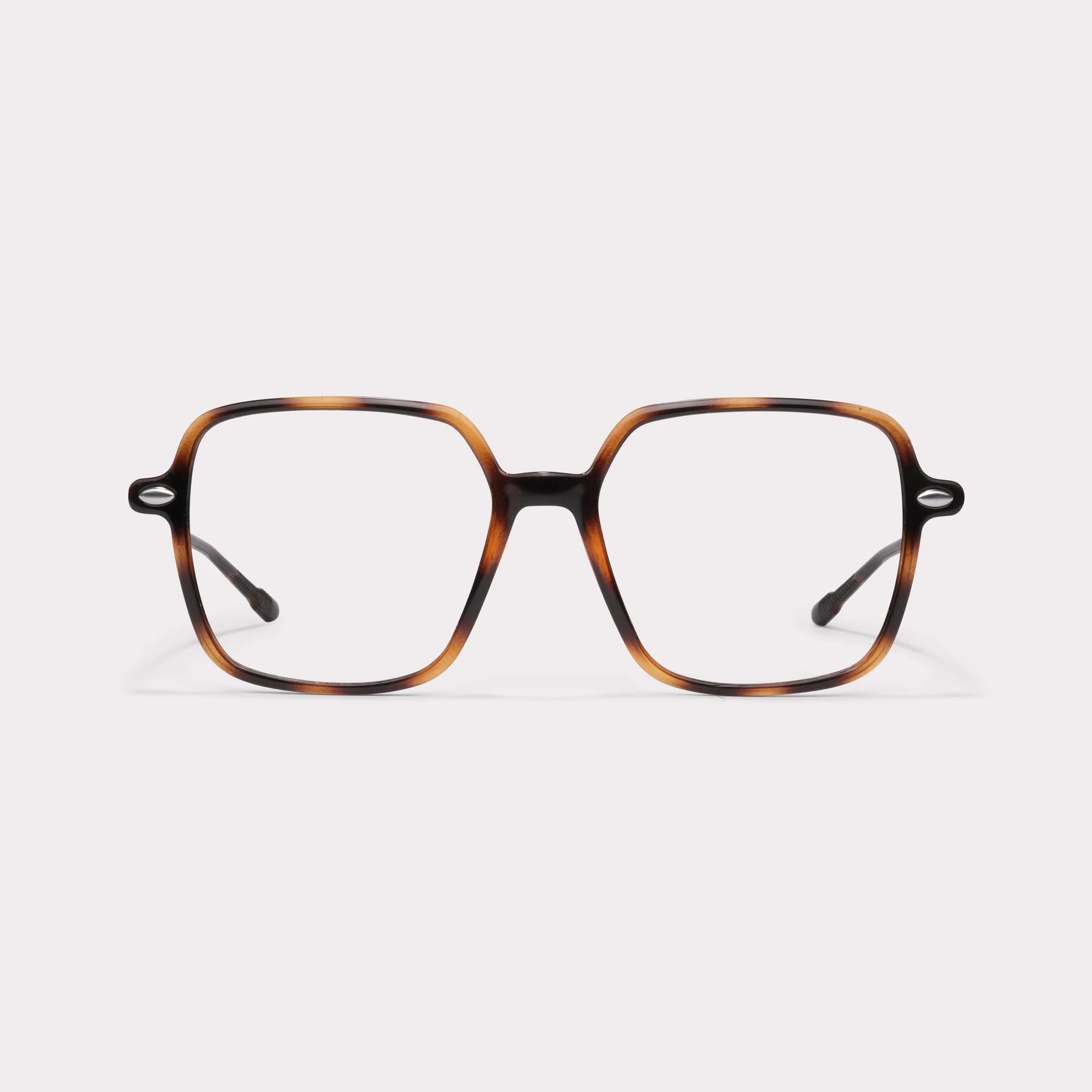 Une paire de Lena Tortoise Lunettes de lecture vue de face