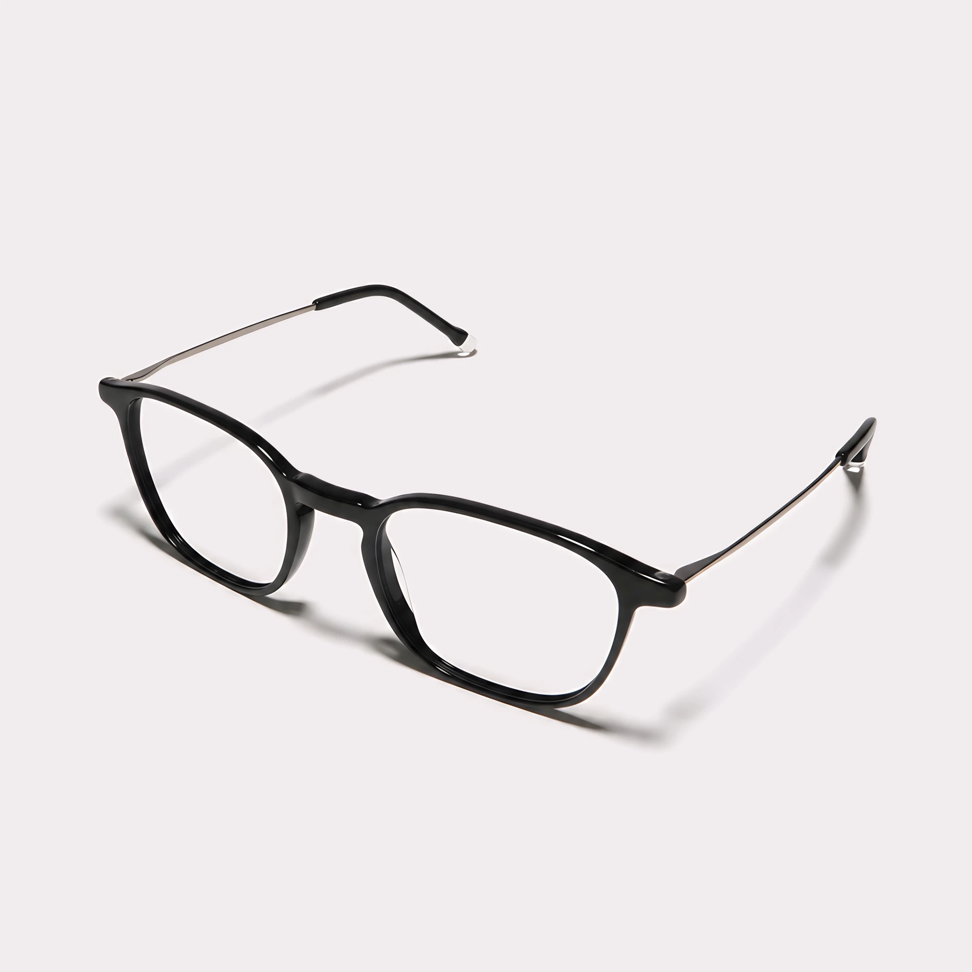 Un par de Ned Negro Gafas graduadas vista de lado