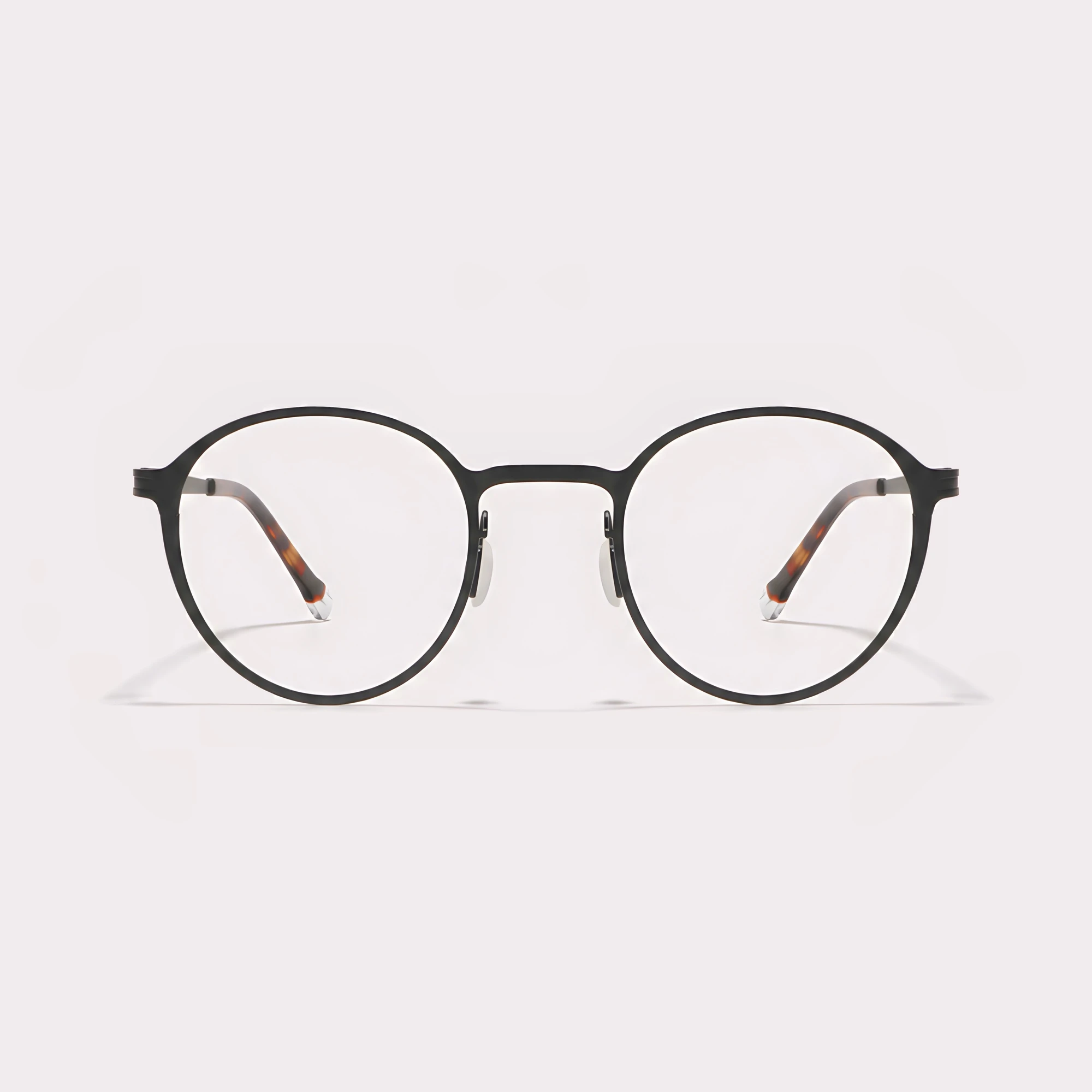 Un par de Will Negro Gafas graduadas vista de frente
