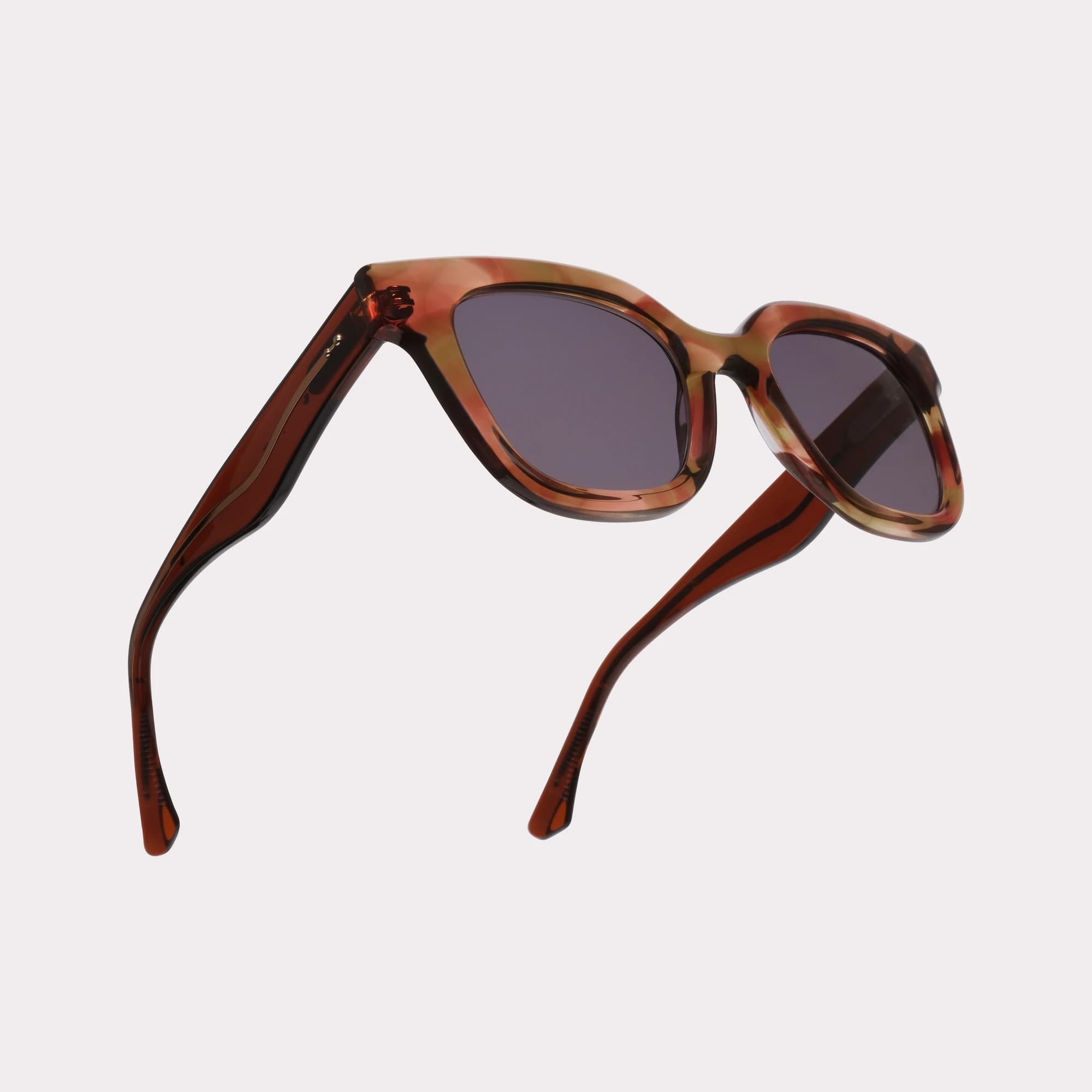 A pair of Gaby Blossom Sunglasses in a macro view