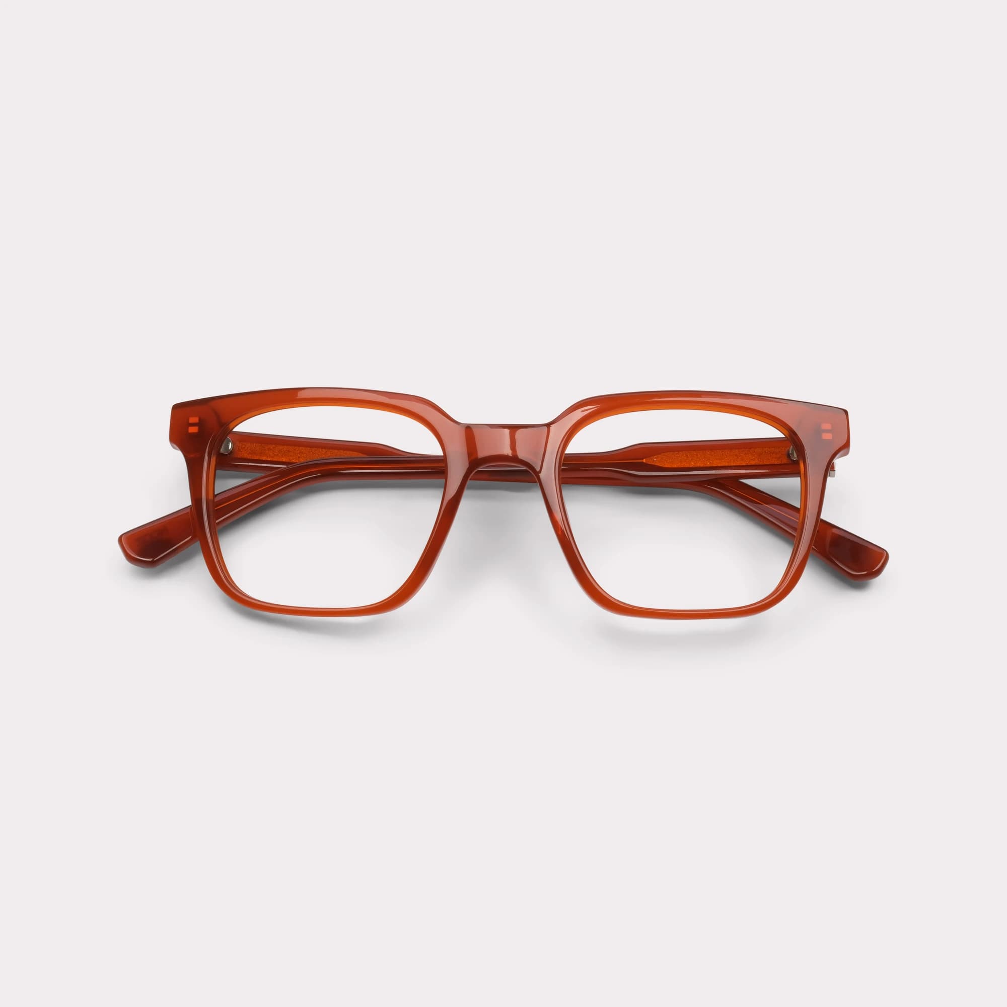 Une paire de Venn Miel Lunettes de lecture repliée