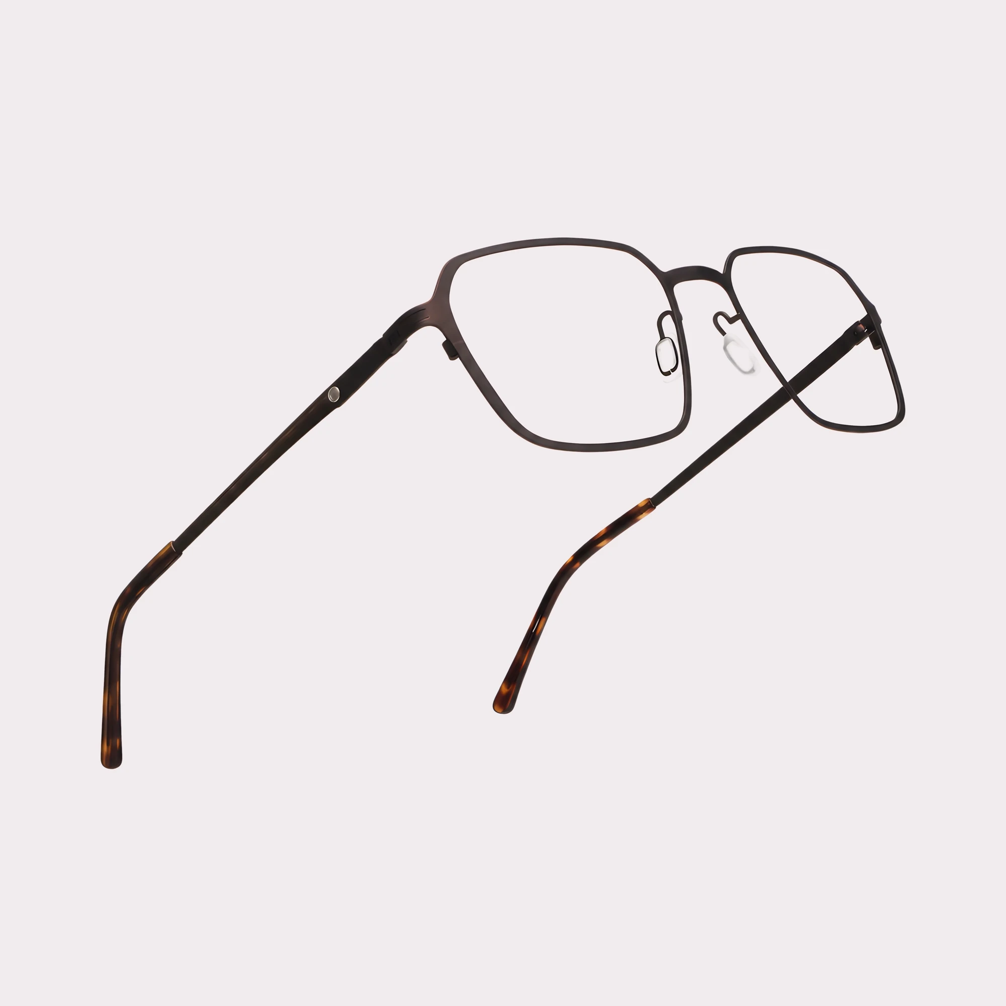 Un par de Sven Bronze Gafas graduadas en vista macro