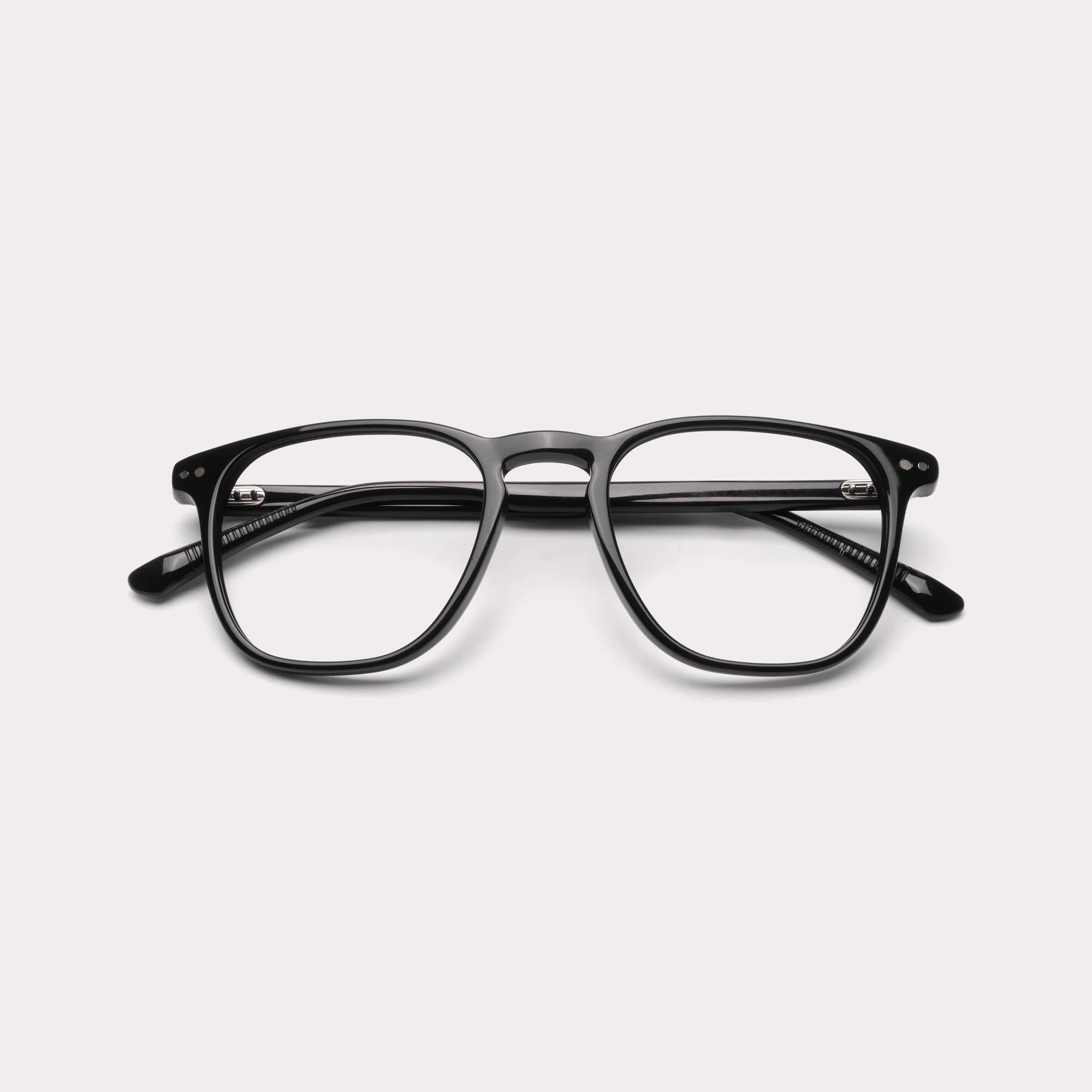 Un par de Oscar Negro Gafas graduadas plegado