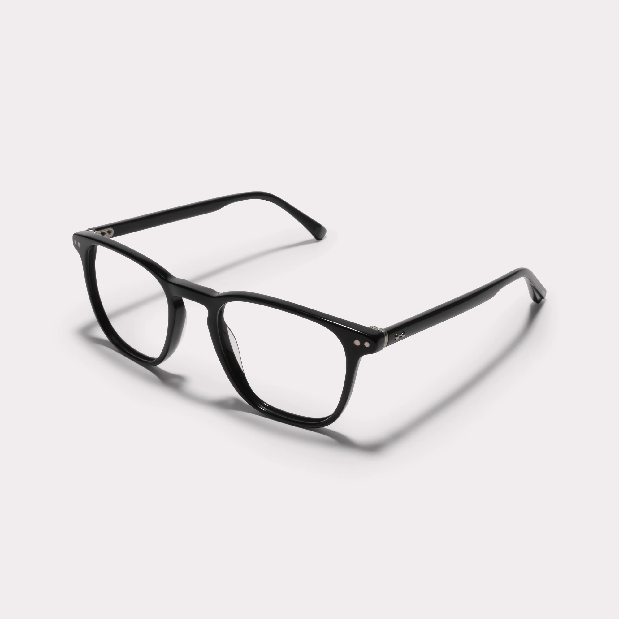 Un par de Oscar Negro Gafas graduadas vista de lado