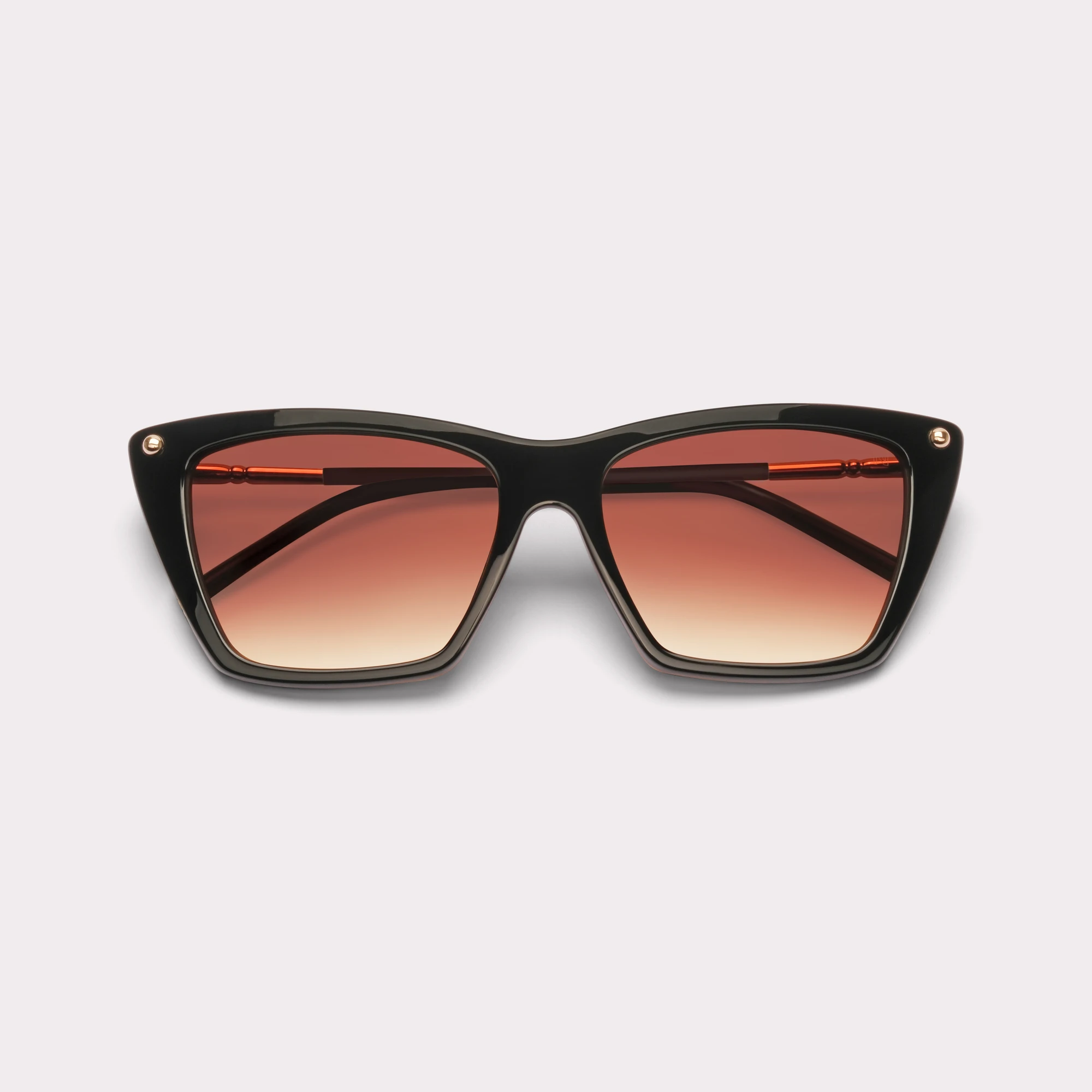 Ein Paar Cameron Schwarz Sonnenbrille , zusammengeklappt