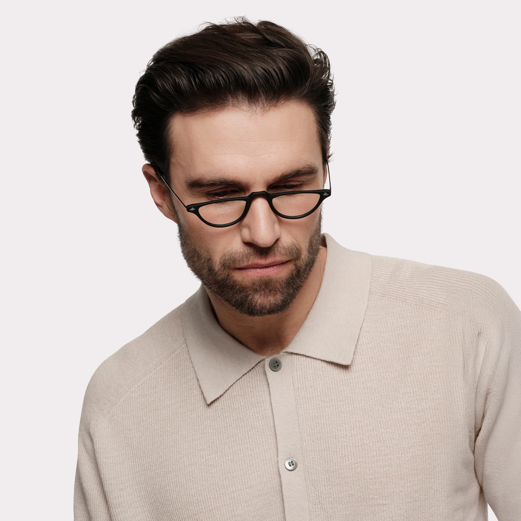 A pair of Moon Black Reading glasses