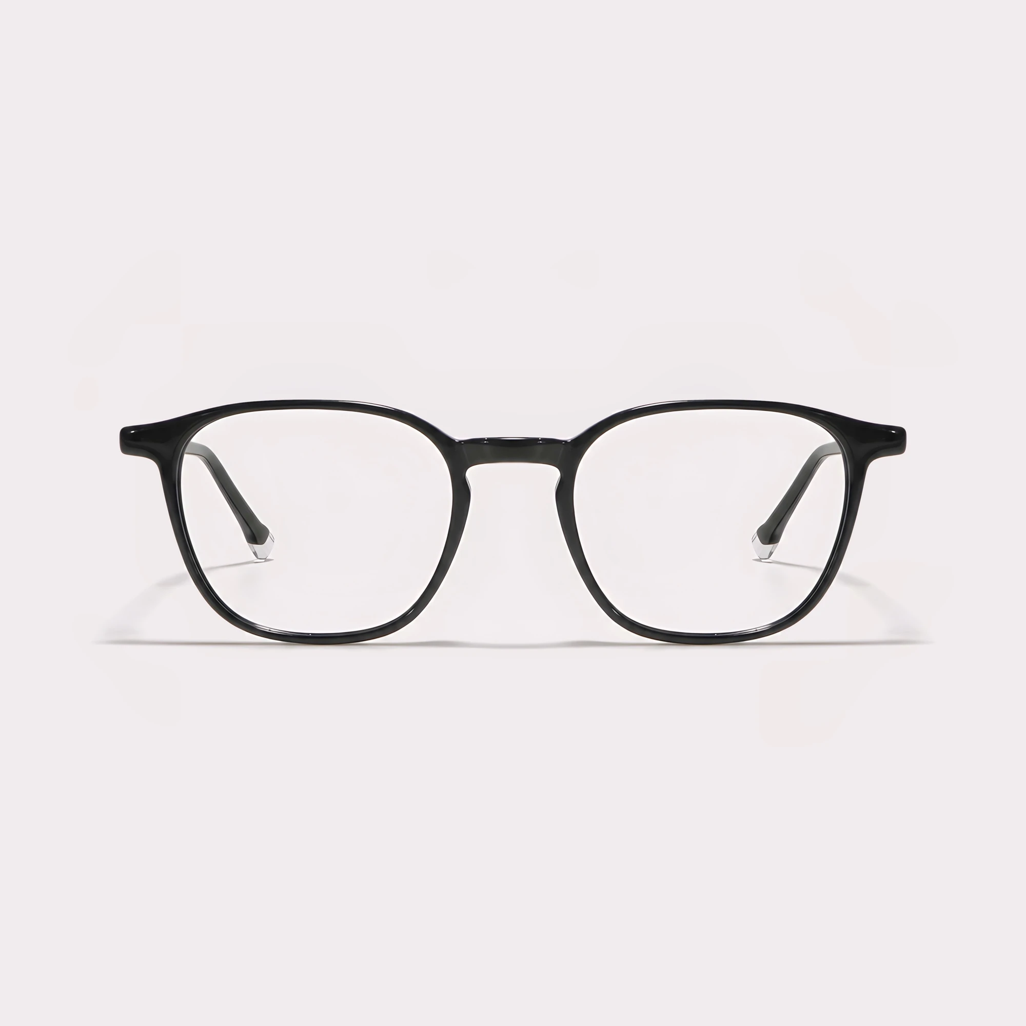 Un par de Ned Negro Gafas graduadas vista de frente
