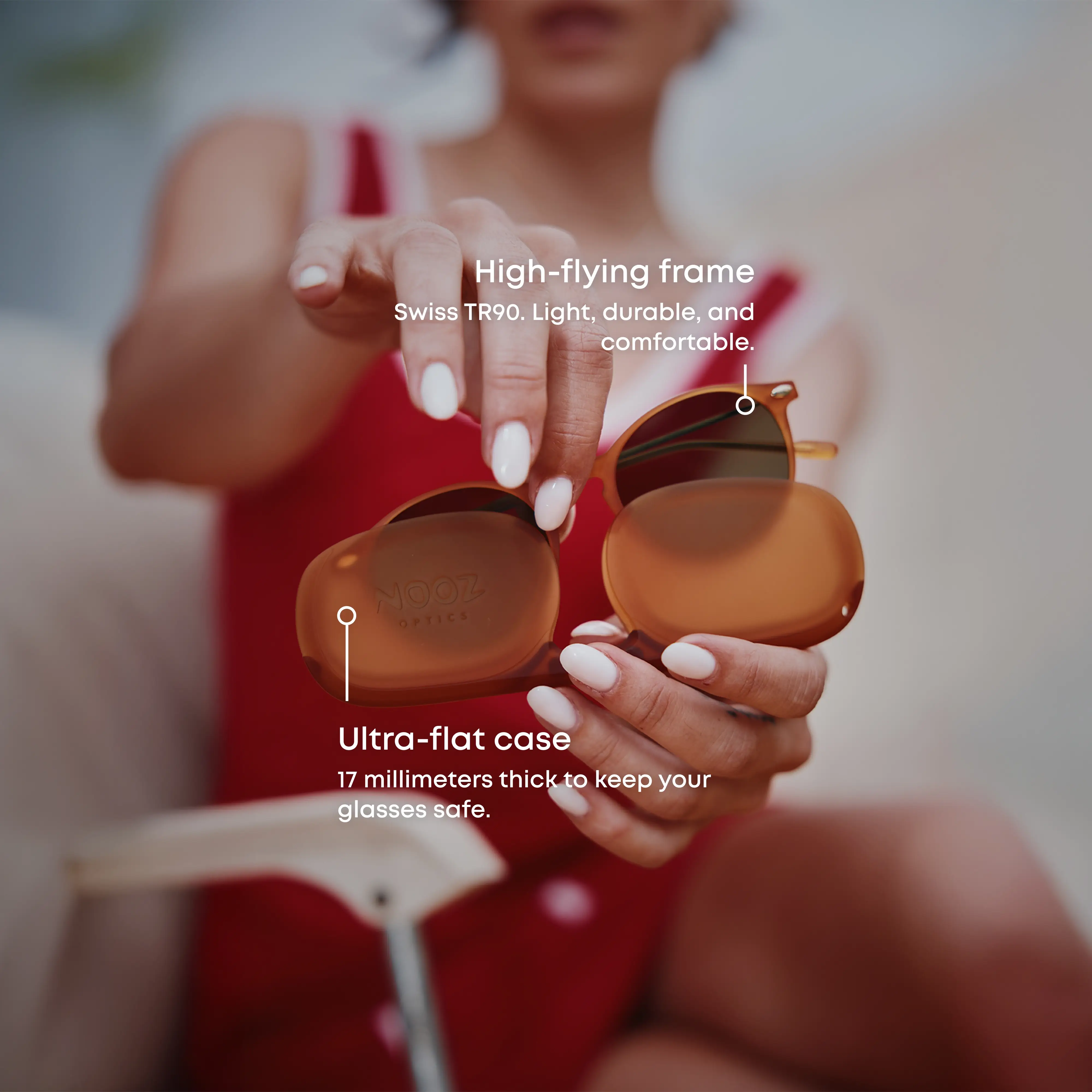 A pair of Cruz Black Sunglasses
