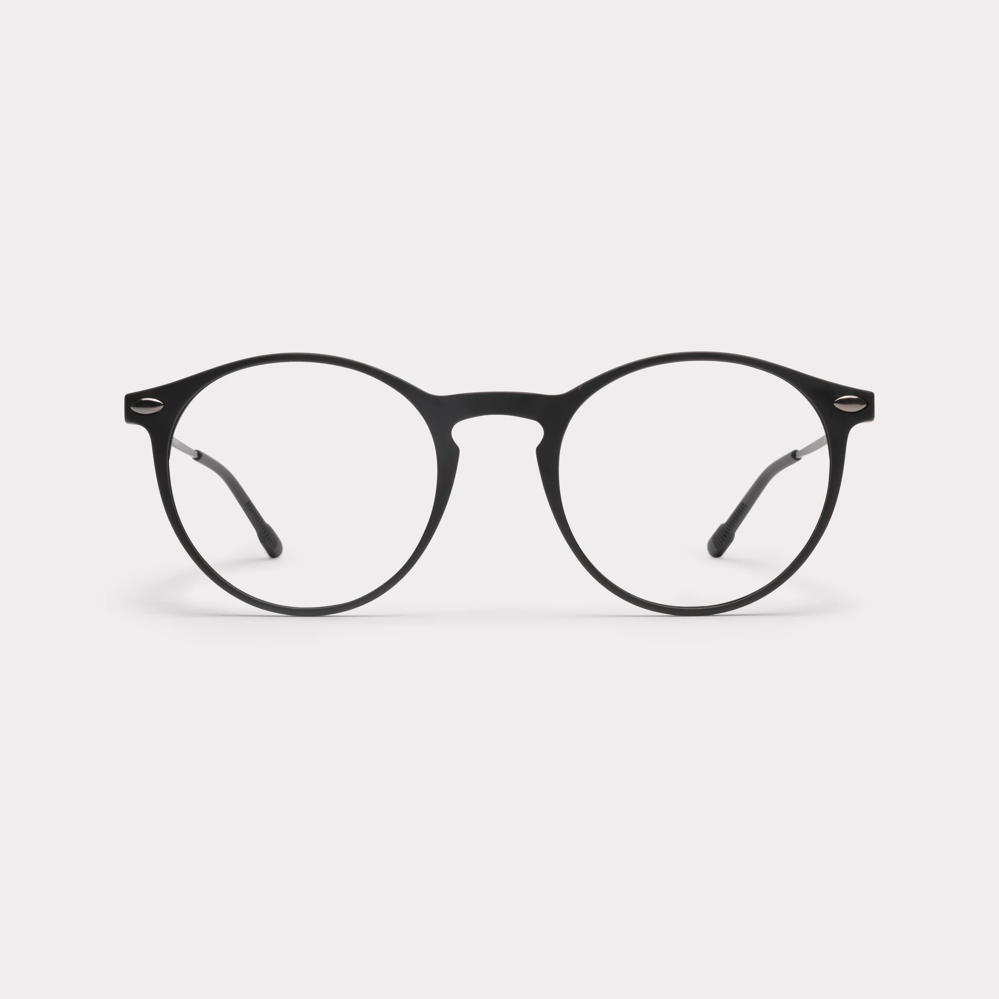 A pair of Cruz Black Multi-distance™ blue light blocking reading glasses seen from the front