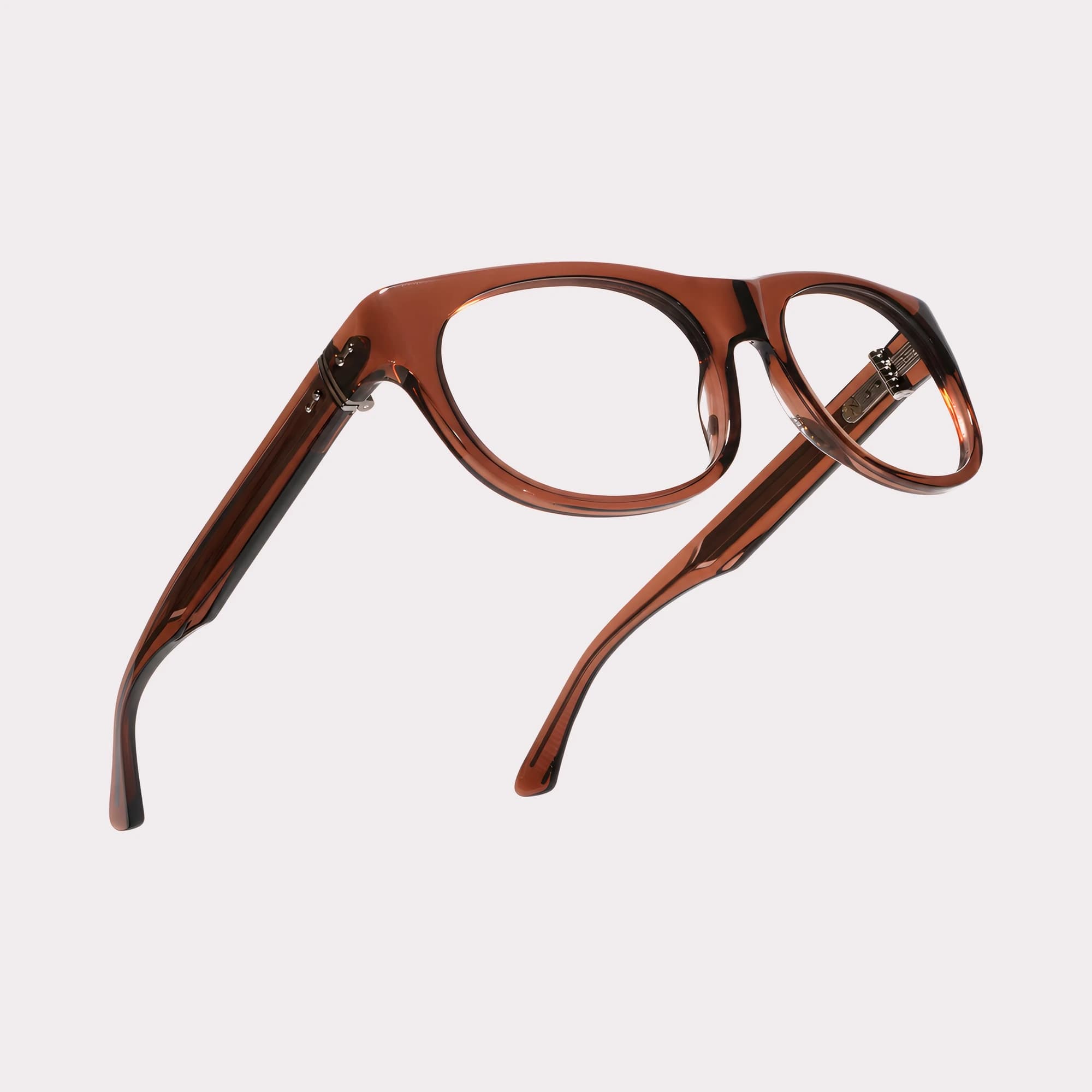 Un par de Eddie Moka Gafas graduadas en vista macro