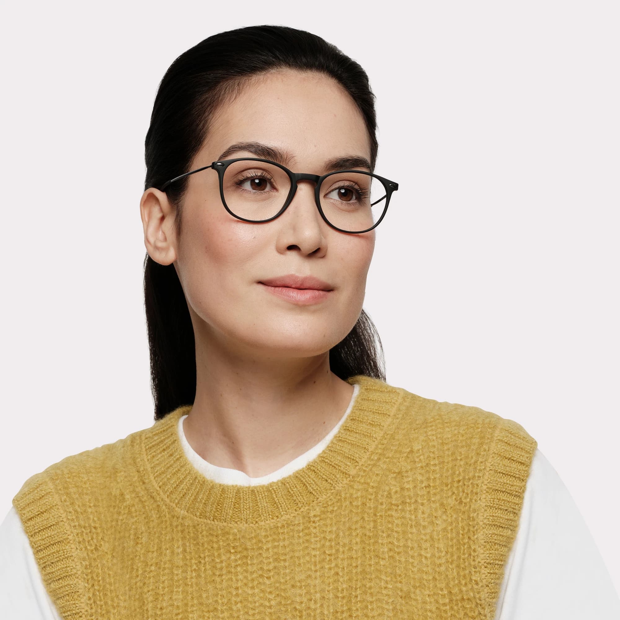 A pair of Alba Black Multi-distance™ reading glasses