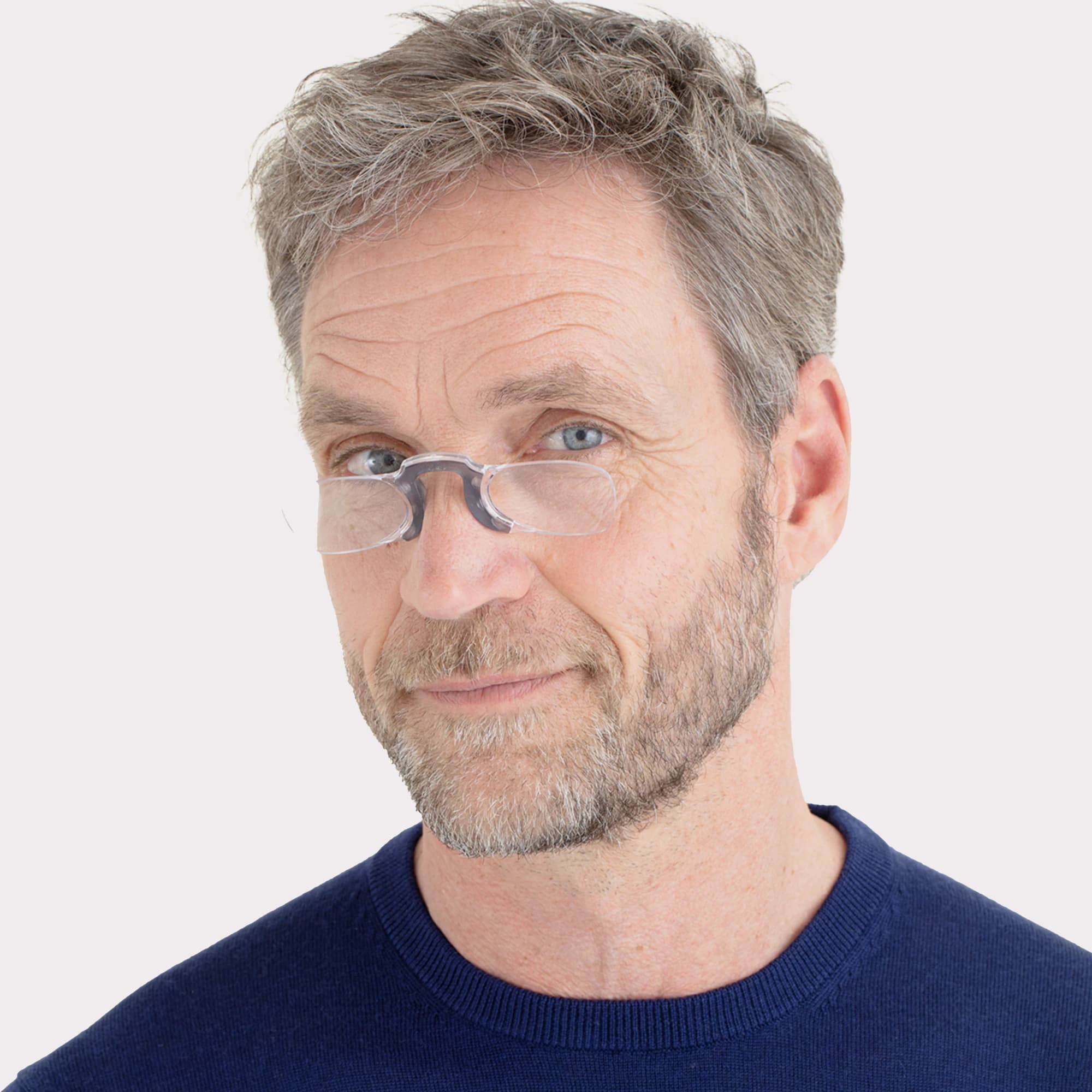 A pair of Rectangular Black Reading glasses