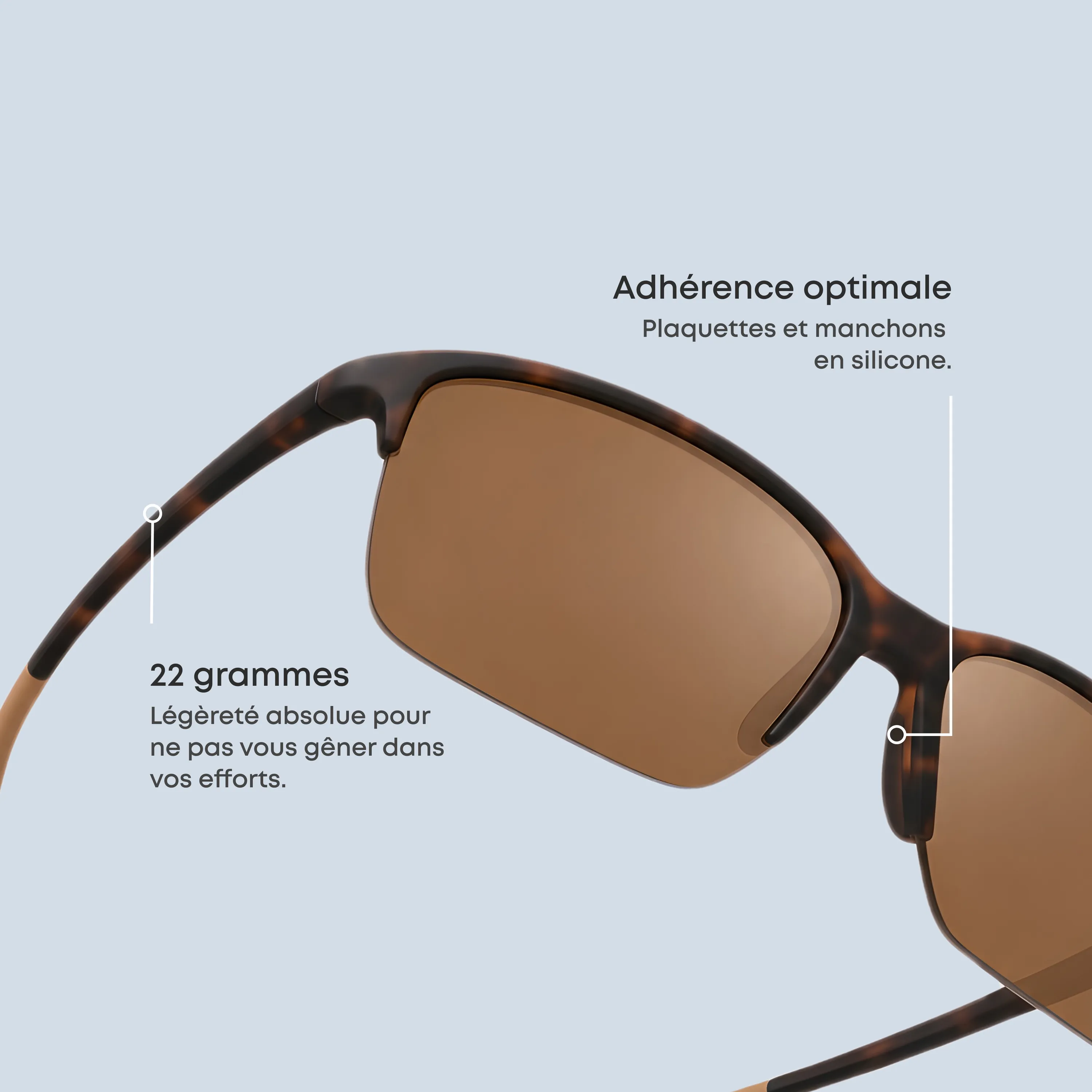 Une paire de Peak Tortoise Lunettes de soleil bifocales