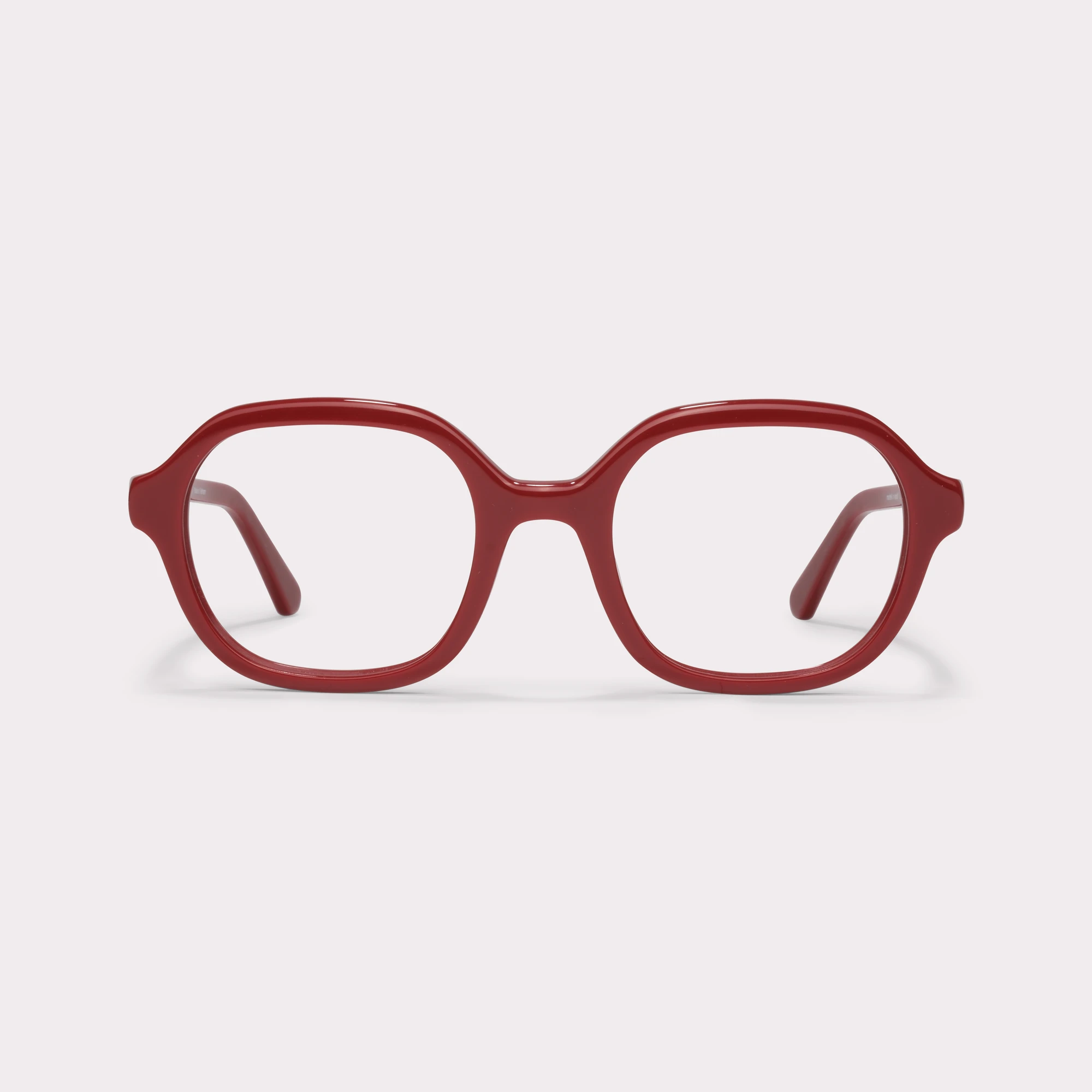 Ein Paar Lana Burgundy Multidistanz™-Lesebrille mit Blaulichtfilter , von vorne gesehen