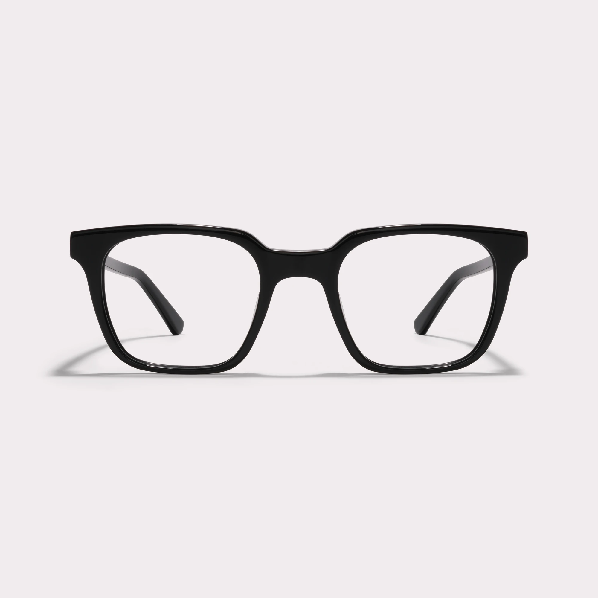 A pair of Venn Black Reading glasses seen from the front