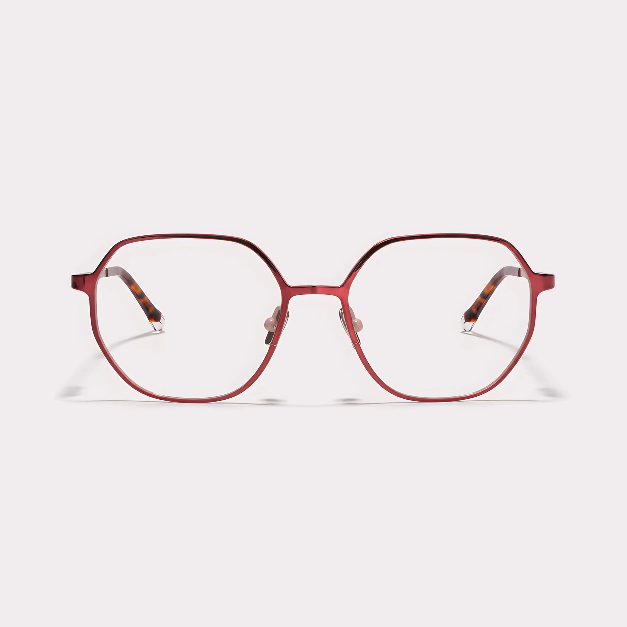 Un par de Alix Burdeos Gafas graduadas vista de frente