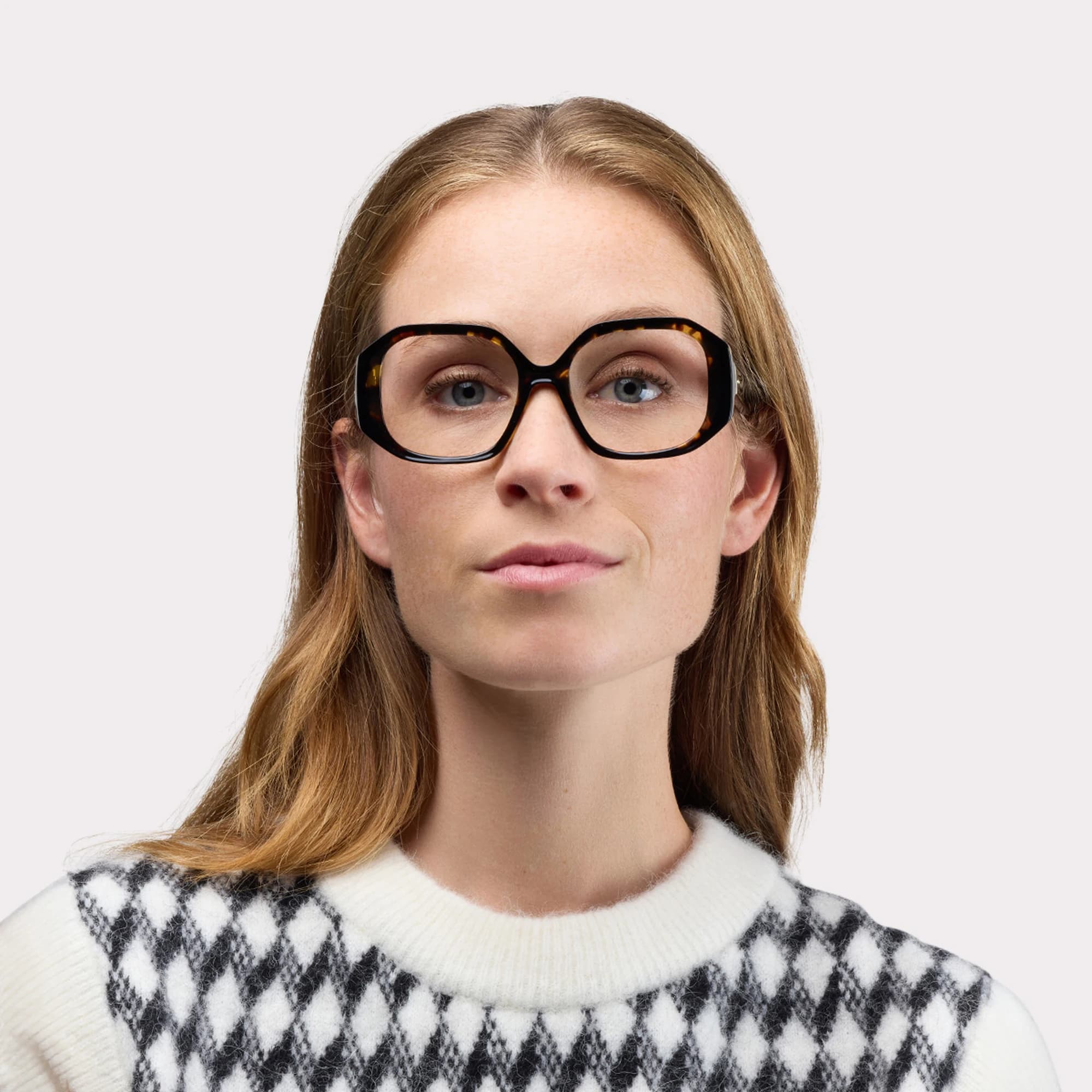 Ein Paar Kelly Dunkles Tortoise Brillen mit Sehstärke