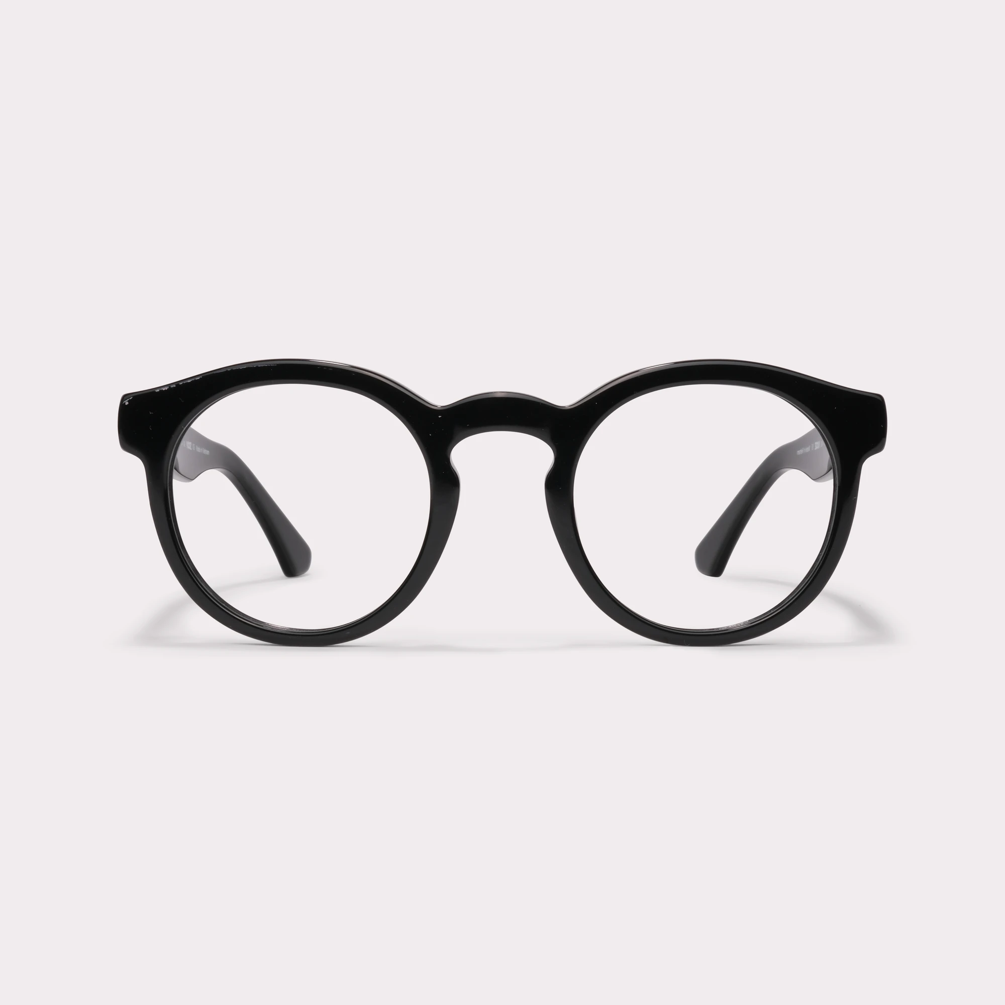 Un par de Robben Negro Gafas de lectura vista de frente