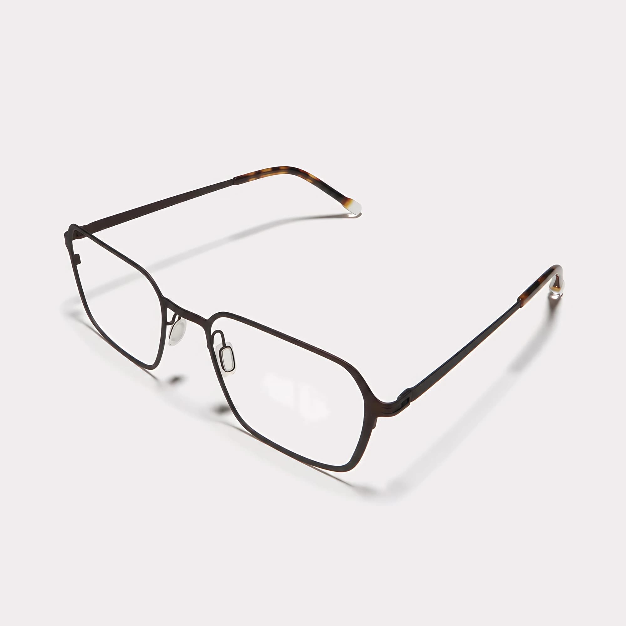 Un par de Sven Bronze Gafas graduadas vista de lado