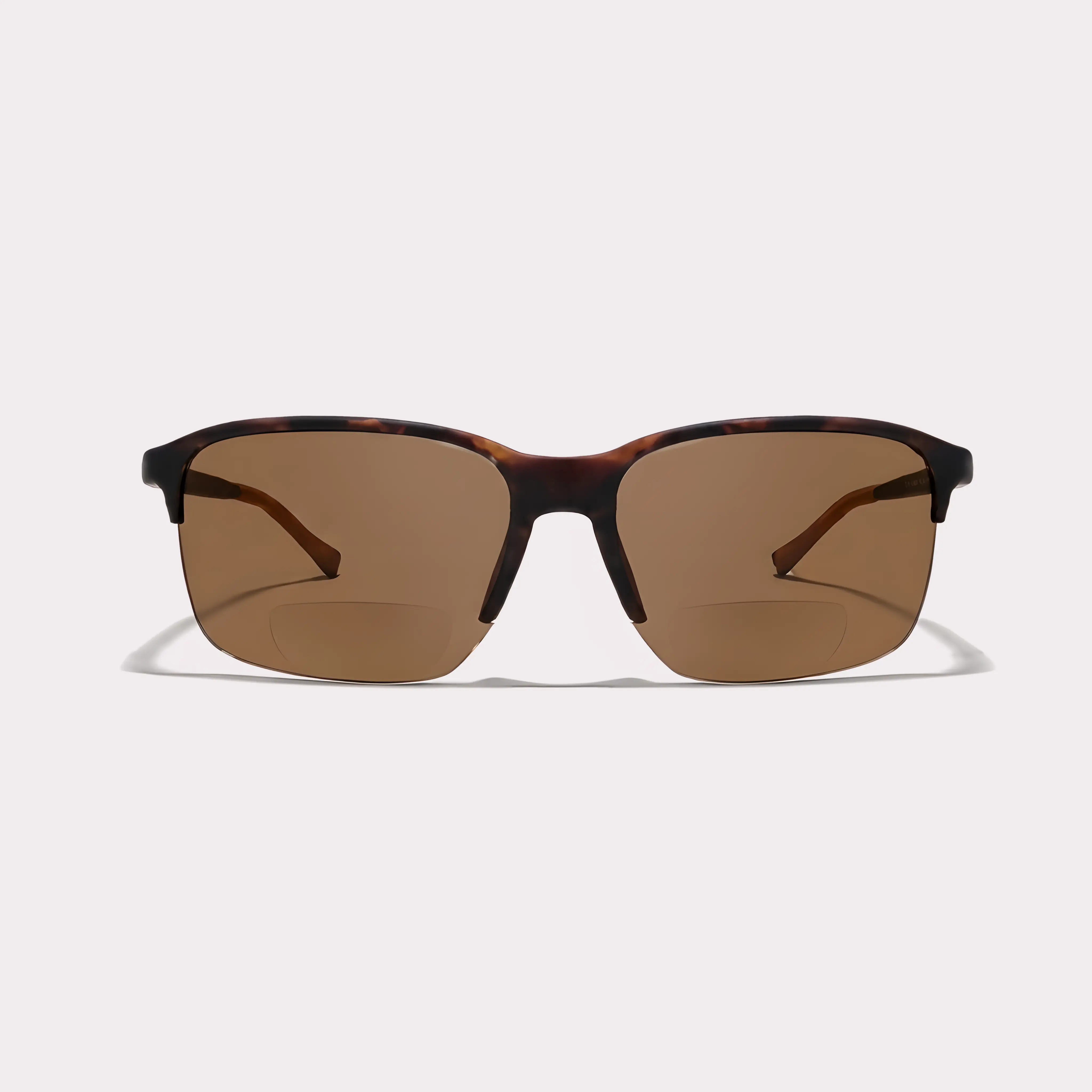 Une paire de Peak Tortoise Lunettes de soleil bifocales vue de face