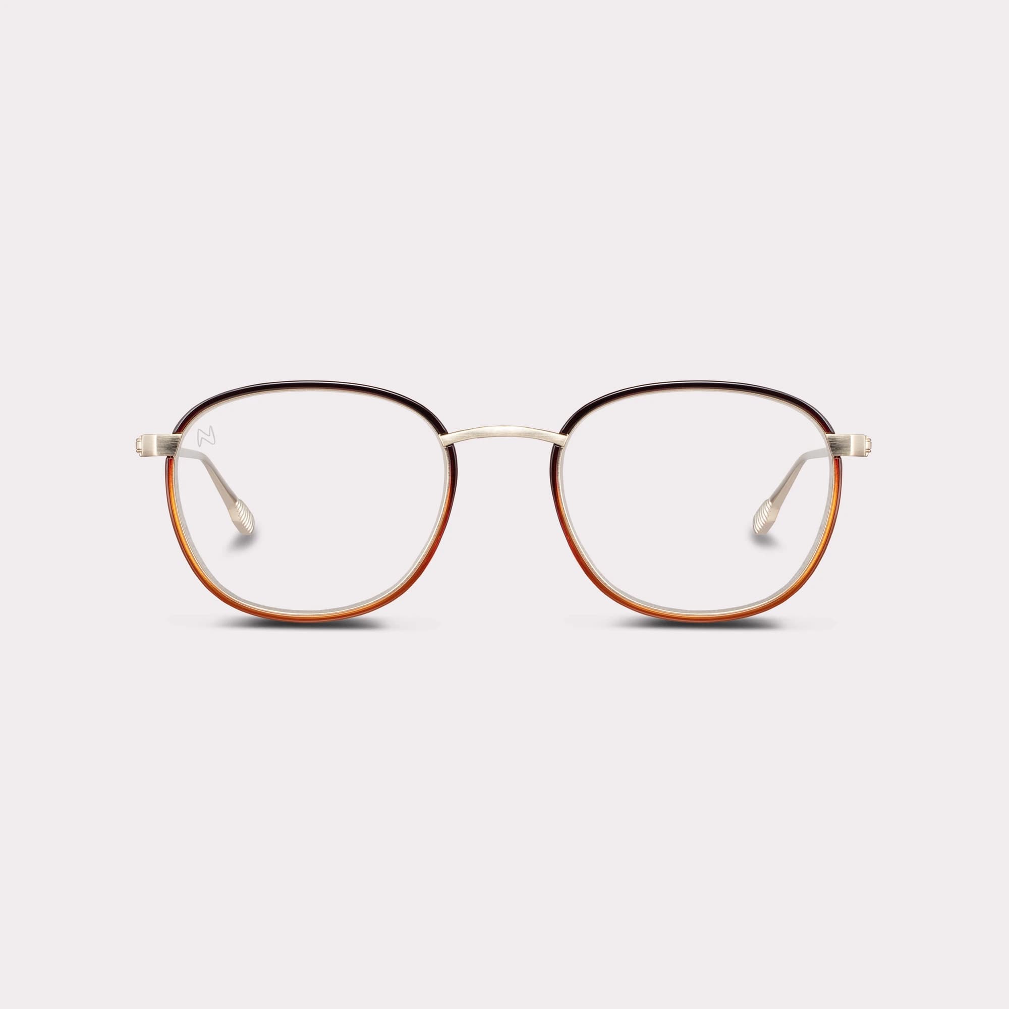 Une paire de Gali Brown-bronze Lunettes de lecture vue de face